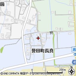 兵庫県たつの市誉田町長真48周辺の地図