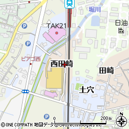 愛知県知多郡武豊町西田崎周辺の地図