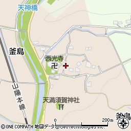 兵庫県赤穂郡上郡町釜島531周辺の地図