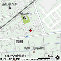 静岡県藤枝市高柳2553-1周辺の地図