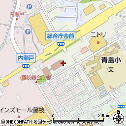 静岡県藤枝総合庁舎志太榛原農林事務所　牧の原用水課周辺の地図