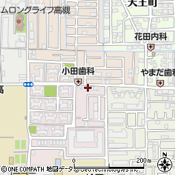 大阪府高槻市沢良木町13-4周辺の地図