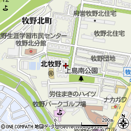 大阪府枚方市牧野北町10-37周辺の地図