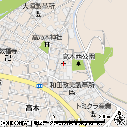 兵庫県姫路市花田町高木255周辺の地図