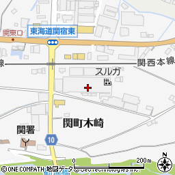 三重県亀山市関町木崎1800周辺の地図
