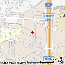 兵庫県小野市天神町1183-92周辺の地図