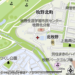 大阪府枚方市牧野北町12-1周辺の地図