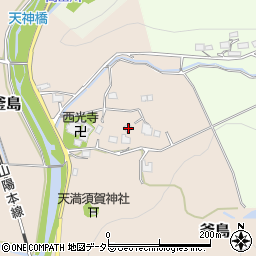 兵庫県赤穂郡上郡町釜島521周辺の地図