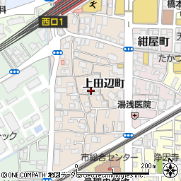 大阪府高槻市上田辺町周辺の地図