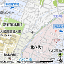 兵庫県姫路市八代宮前町1周辺の地図