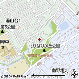 兵庫県川西市湯山台1丁目159周辺の地図