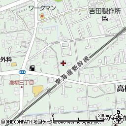 静岡県藤枝市高柳1951周辺の地図