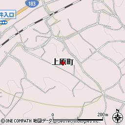 広島県庄原市上原町周辺の地図