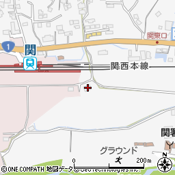 三重県亀山市関町木崎126周辺の地図