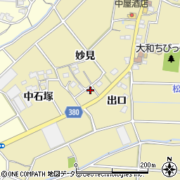 愛知県豊川市豊津町出口25周辺の地図