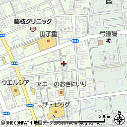 静岡県藤枝市田沼2丁目周辺の地図