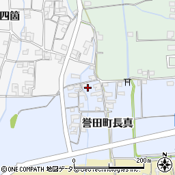 兵庫県たつの市誉田町長真45周辺の地図