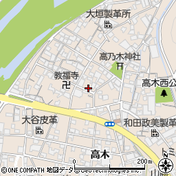 兵庫県姫路市花田町高木399周辺の地図