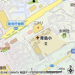 藤枝市立青島小学校周辺の地図