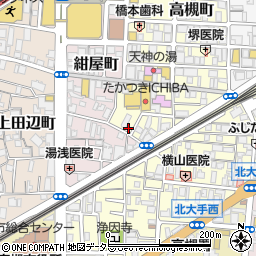 けむり屋牛力 阪急高槻店周辺の地図