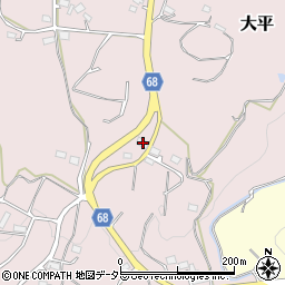 静岡県浜松市浜名区大平239周辺の地図