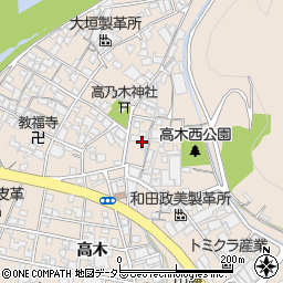 兵庫県姫路市花田町高木155周辺の地図