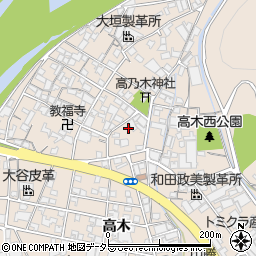 兵庫県姫路市花田町高木385周辺の地図