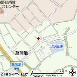 愛知県常滑市大谷菖蒲池276周辺の地図