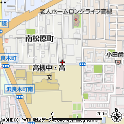 大阪府高槻市南松原町9-10周辺の地図