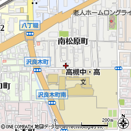 大阪府高槻市南松原町5-11周辺の地図