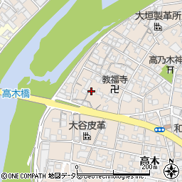 兵庫県姫路市花田町高木446周辺の地図