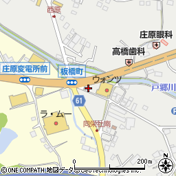 広島県庄原市板橋町296周辺の地図