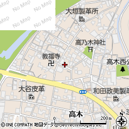 兵庫県姫路市花田町高木400周辺の地図