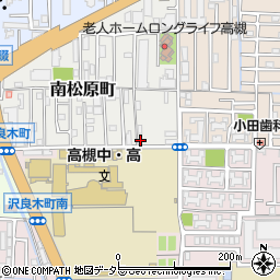 大阪府高槻市南松原町10-10周辺の地図