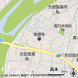 兵庫県姫路市花田町高木417周辺の地図