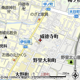 兵庫県姫路市威徳寺町30周辺の地図