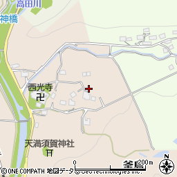 兵庫県赤穂郡上郡町釜島646周辺の地図