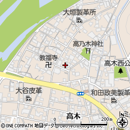 兵庫県姫路市花田町高木398周辺の地図