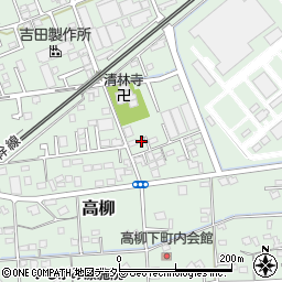 静岡県藤枝市高柳2552周辺の地図