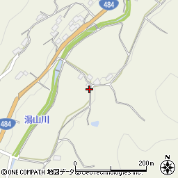 岡山県加賀郡吉備中央町湯山602周辺の地図