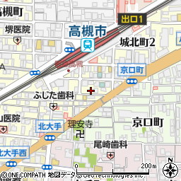Ｃｏｌｌｅｃｔｉｏｎ高槻市駅前周辺の地図