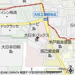 大日本パックス京都周辺の地図