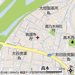 兵庫県姫路市花田町高木401周辺の地図