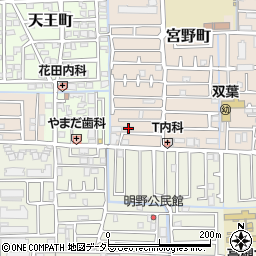 大阪府高槻市宮野町16-22周辺の地図
