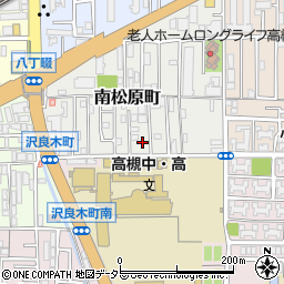 大阪府高槻市南松原町7-9周辺の地図