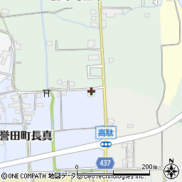 兵庫県たつの市誉田町長真3周辺の地図