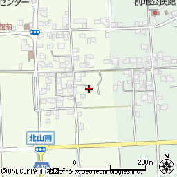 兵庫県たつの市揖西町北山周辺の地図