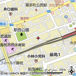 エンブルエバー藤枝駅前周辺の地図