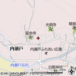 静岡県藤枝市内瀬戸周辺の地図
