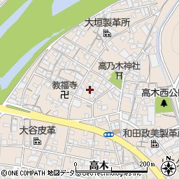 兵庫県姫路市花田町高木485周辺の地図